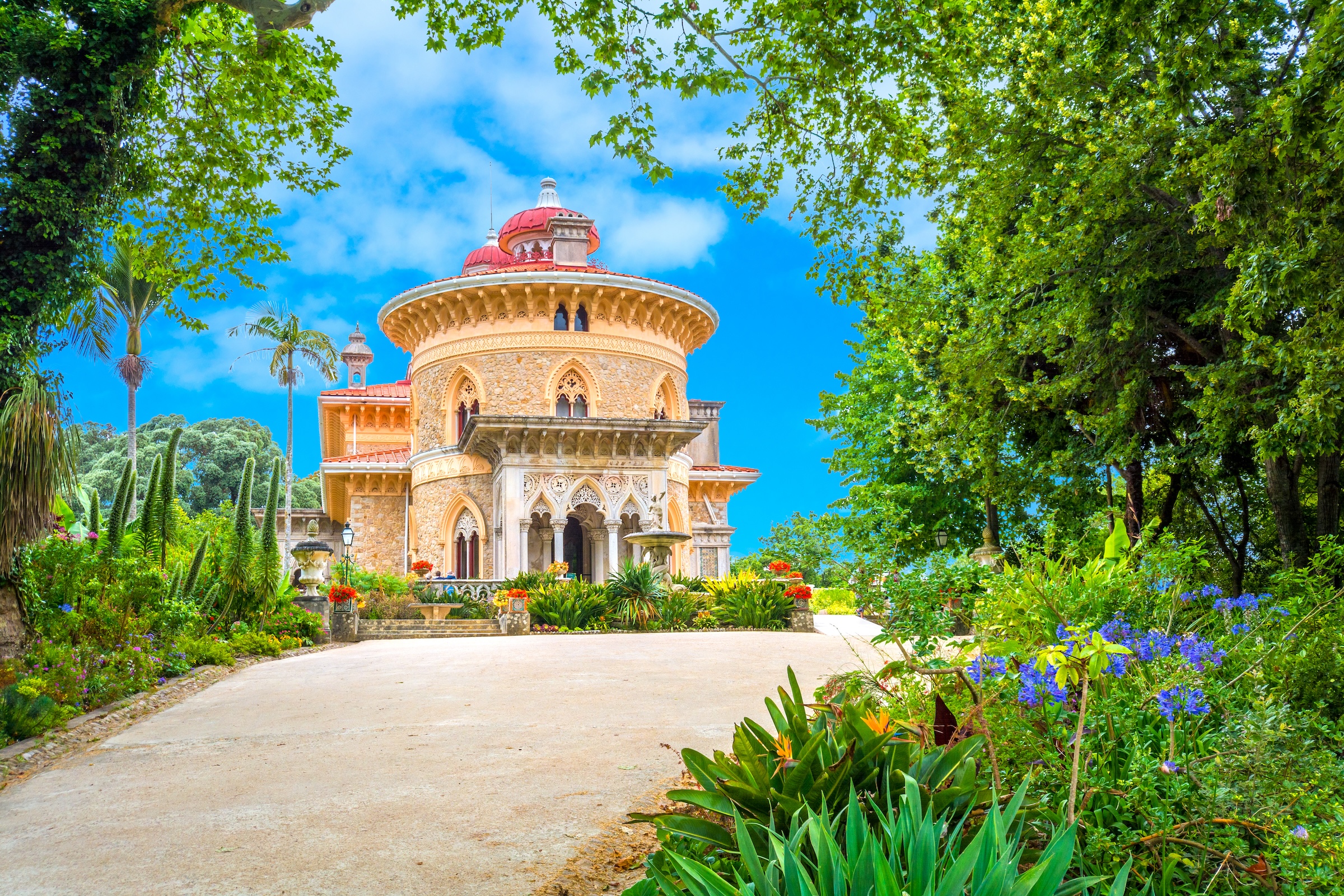 Sintra palace garden for Full Day Portugal tour